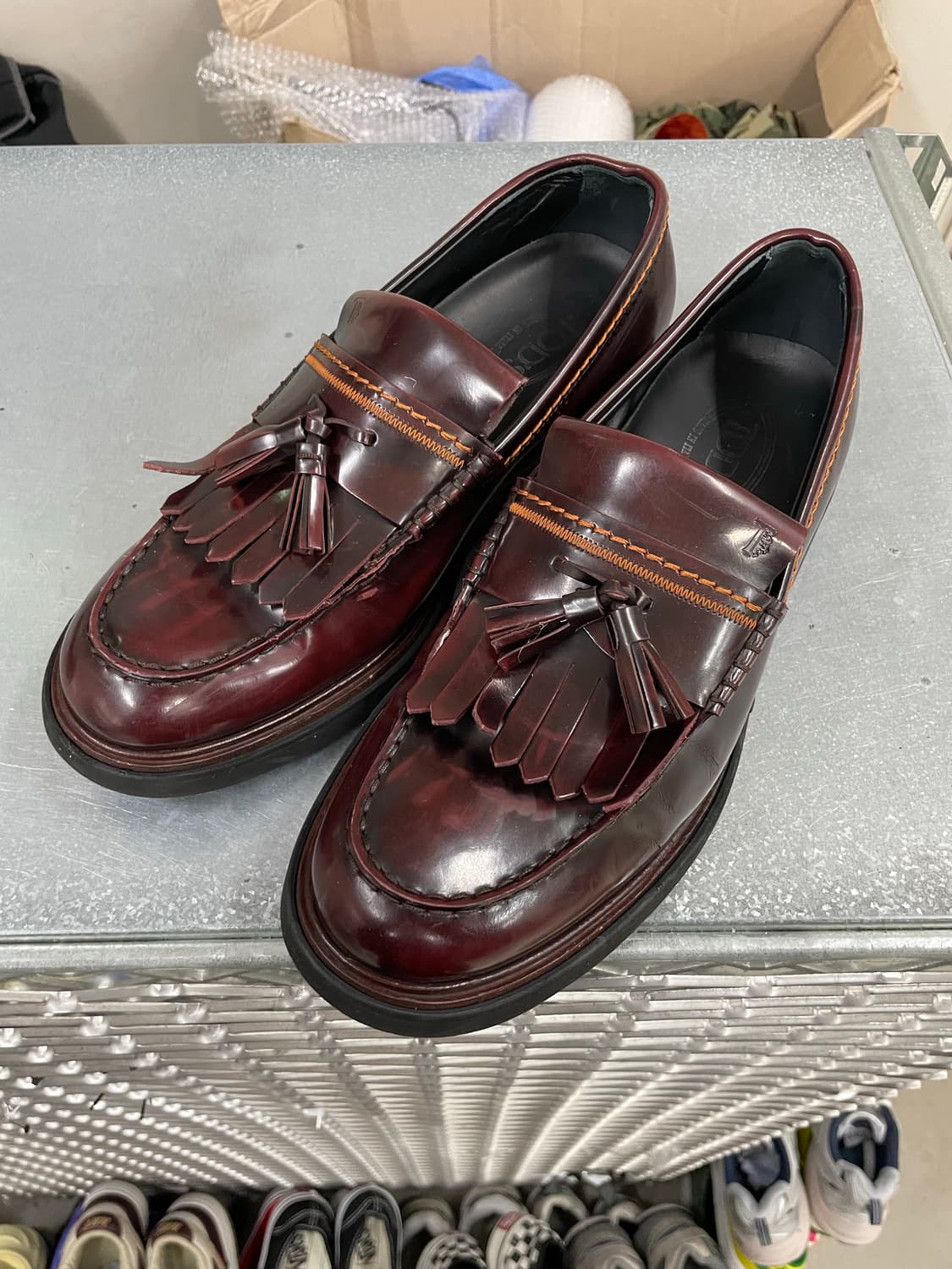 토즈 태슬 로퍼 버건디 8 (gr-4341) 상품이미지2