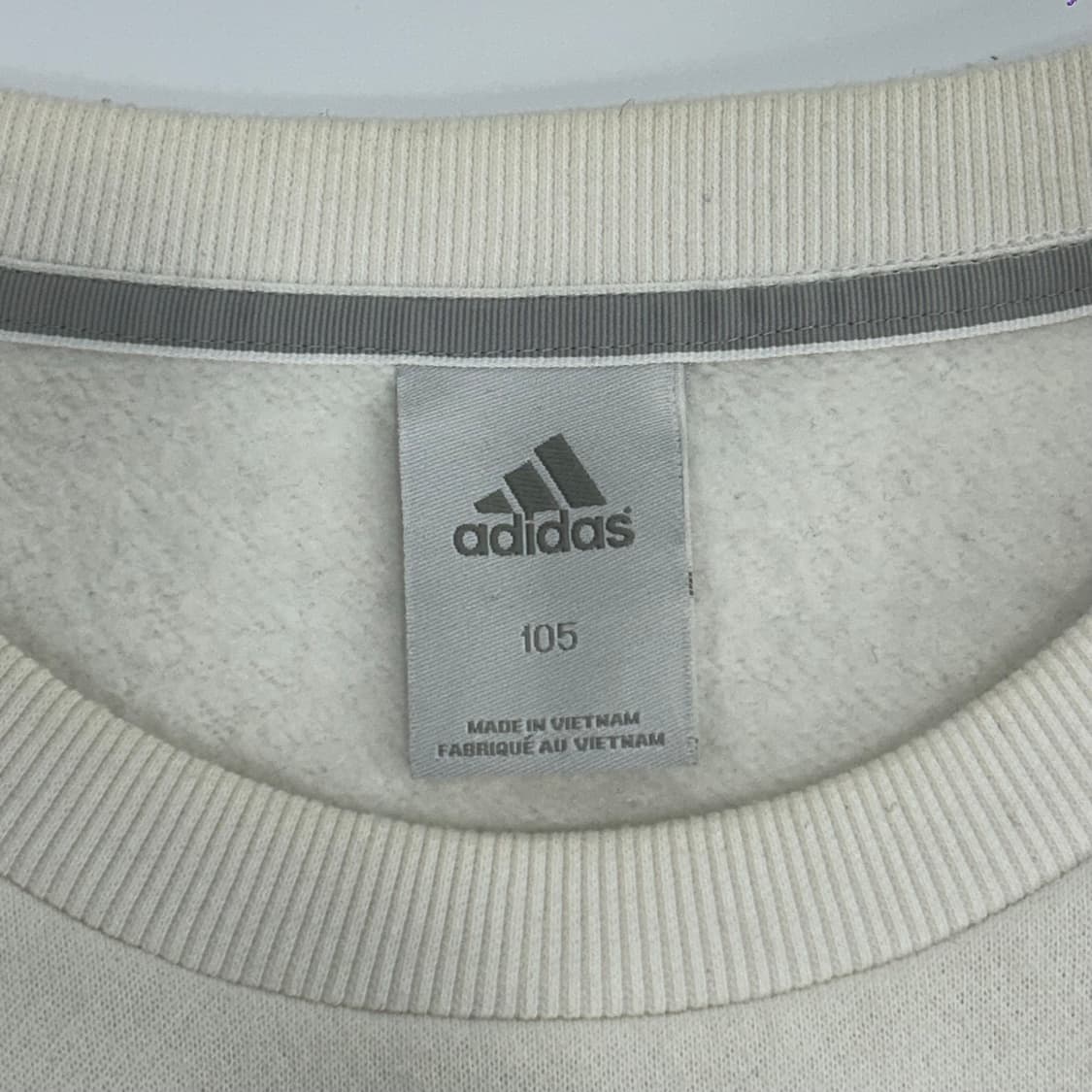 Adidas 아디다스 아이보리 배색 맨투맨 상품이미지6