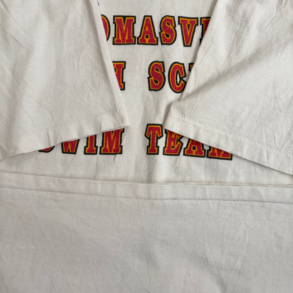 90s USA Oneita 빈티지 싱글스티치 반팔티 L 상품이미지6