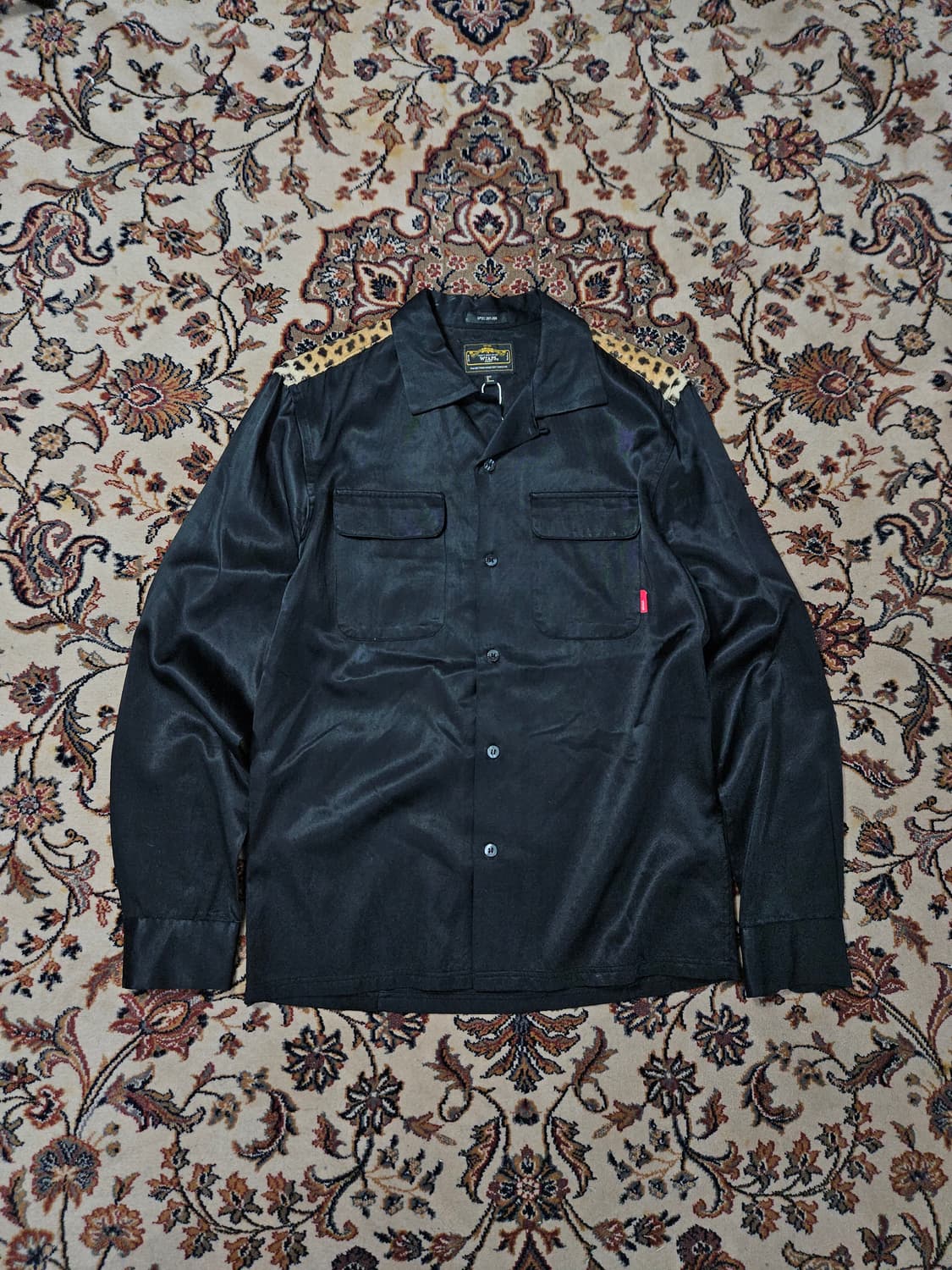 Wtaps 더블탭스 레오파드 레이온 셔츠 오픈칼라 S 상품이미지1