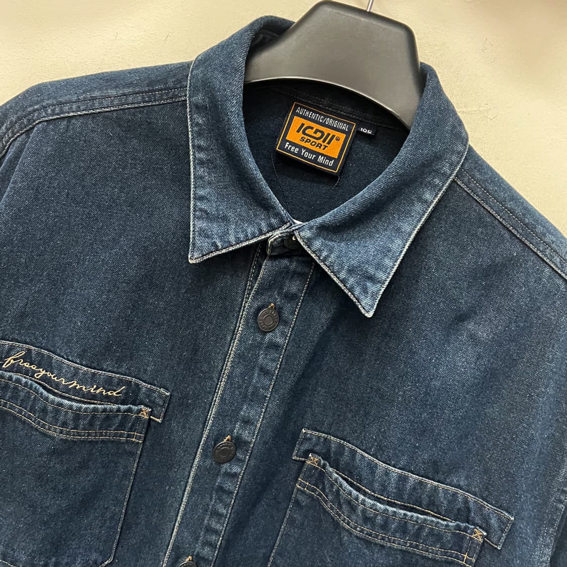 ICDII Jeans VTG 중청 데님 셔츠 105 상품이미지3