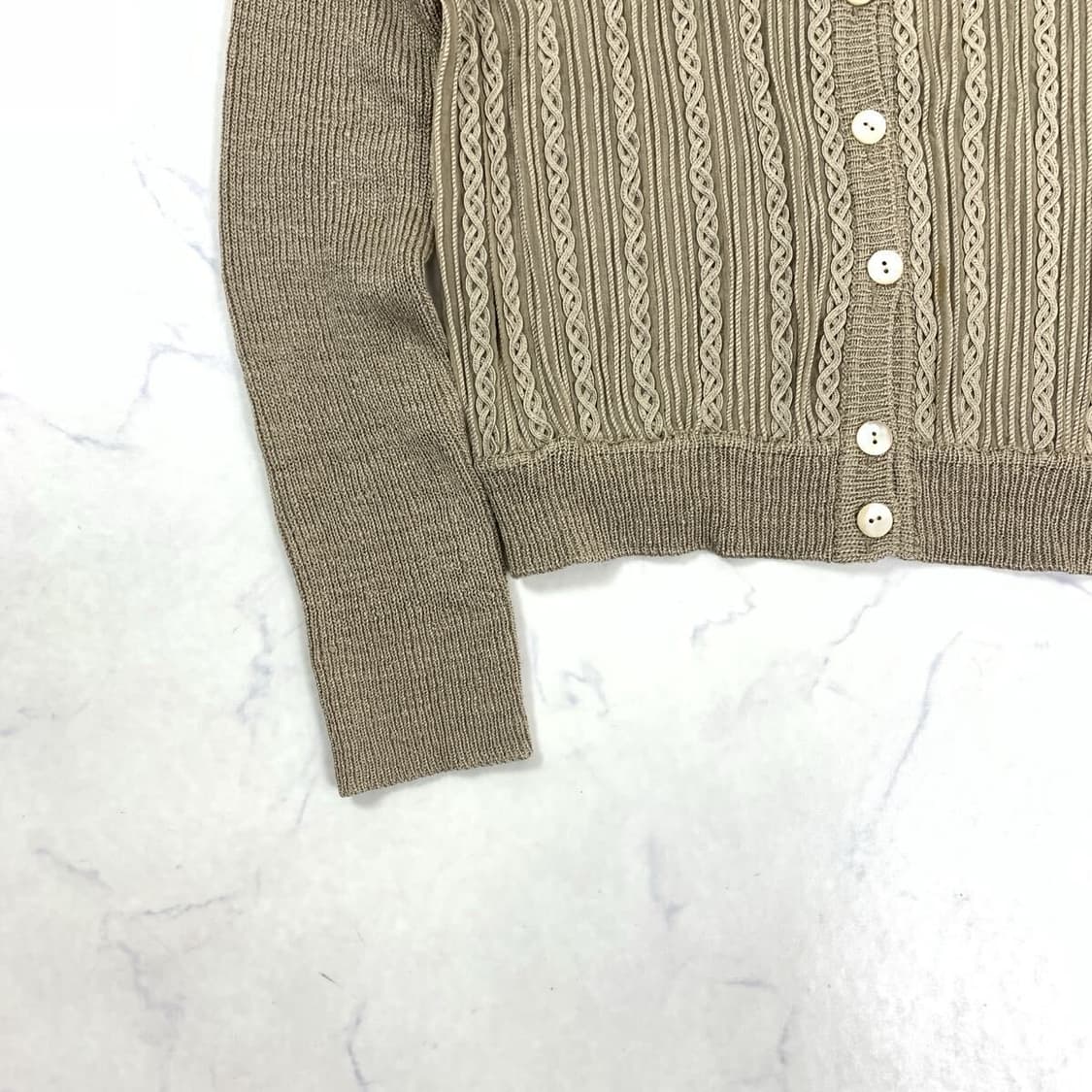 1990s 발렌티노 부티크라인 실크 가디건 상품이미지2