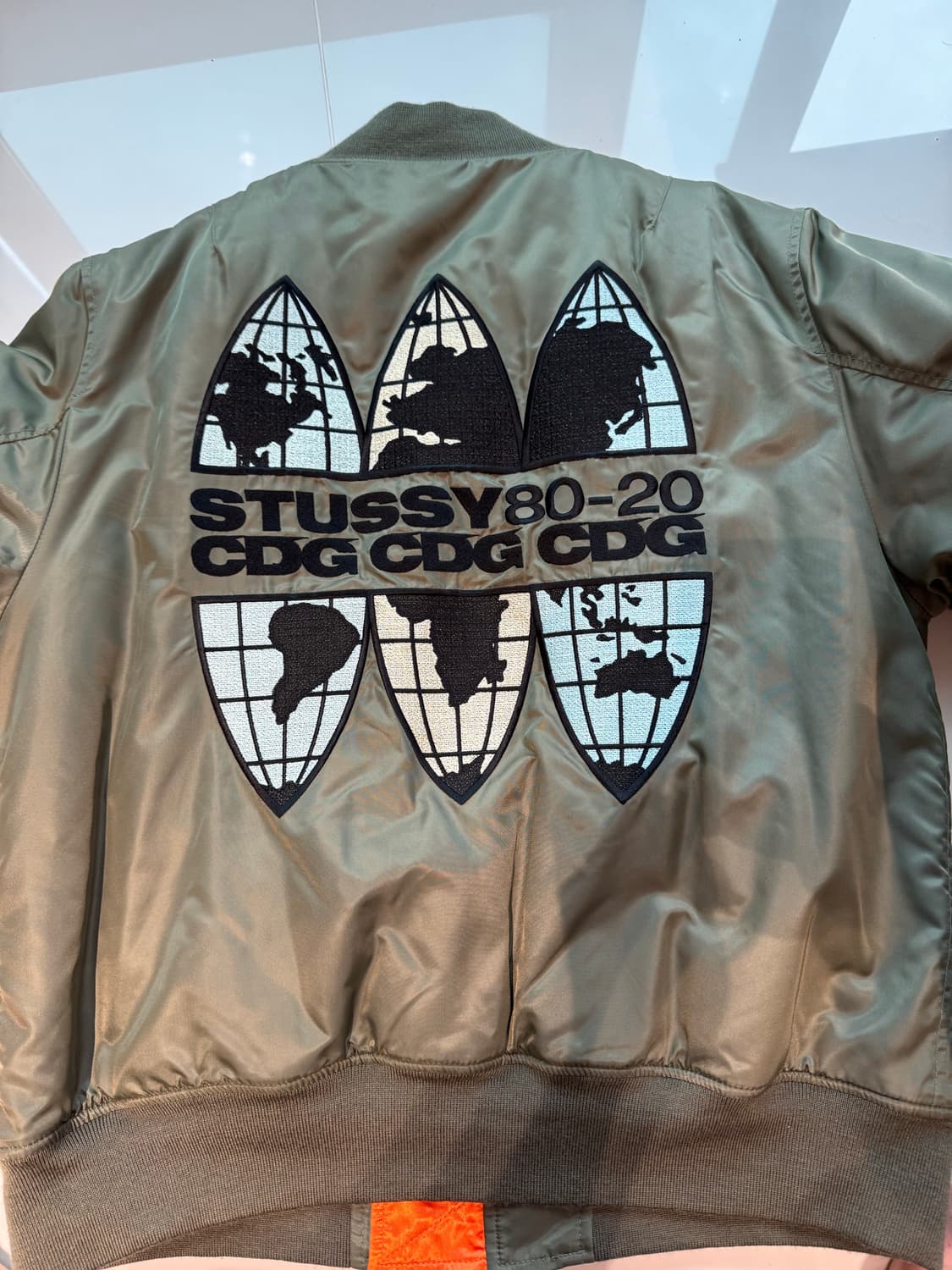 스투시 X CDG MA-1 자켓 상품이미지4
