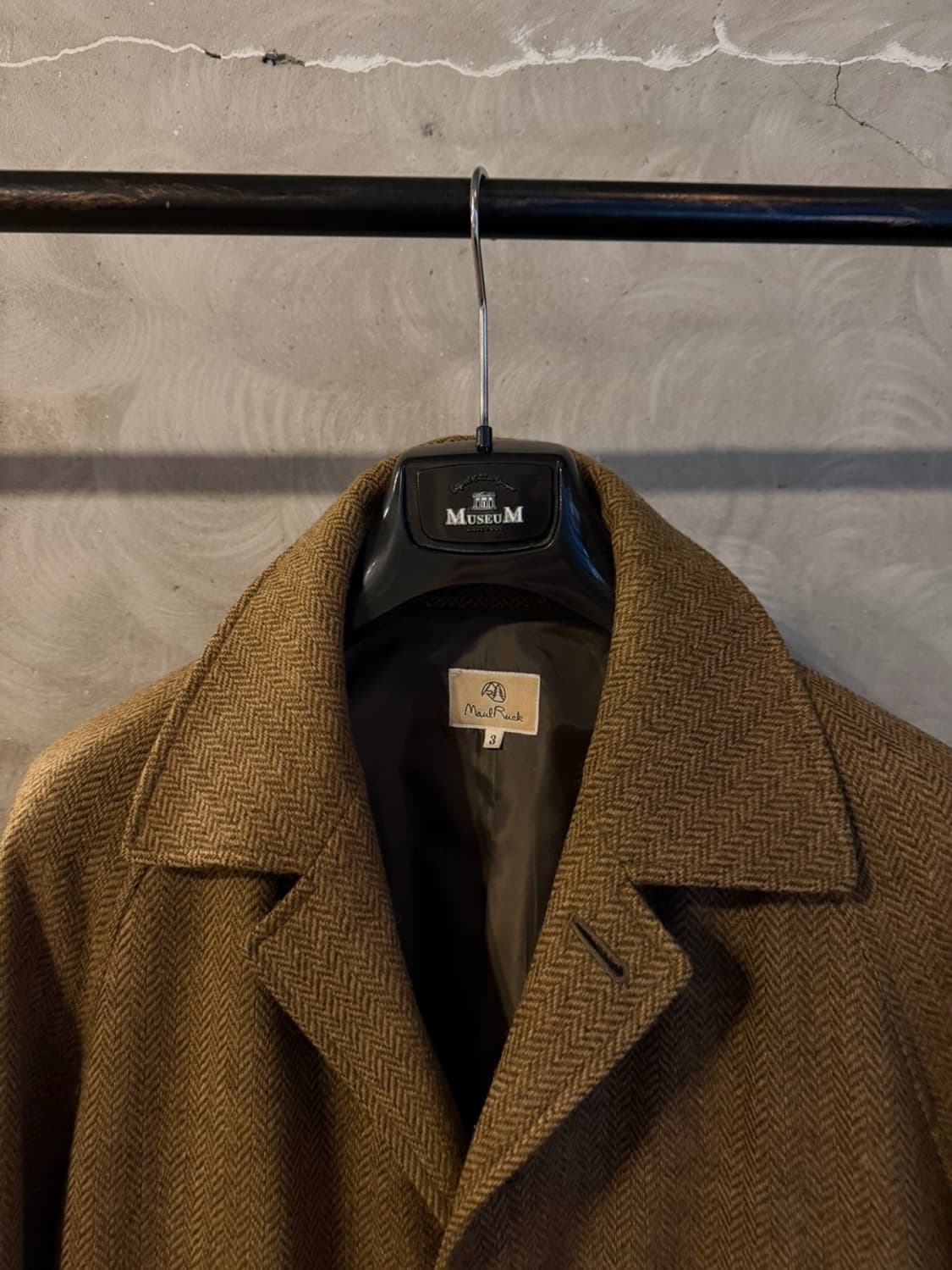 maul ruck 브라운 헤링본 아웃도어코트 남성100 상품이미지2