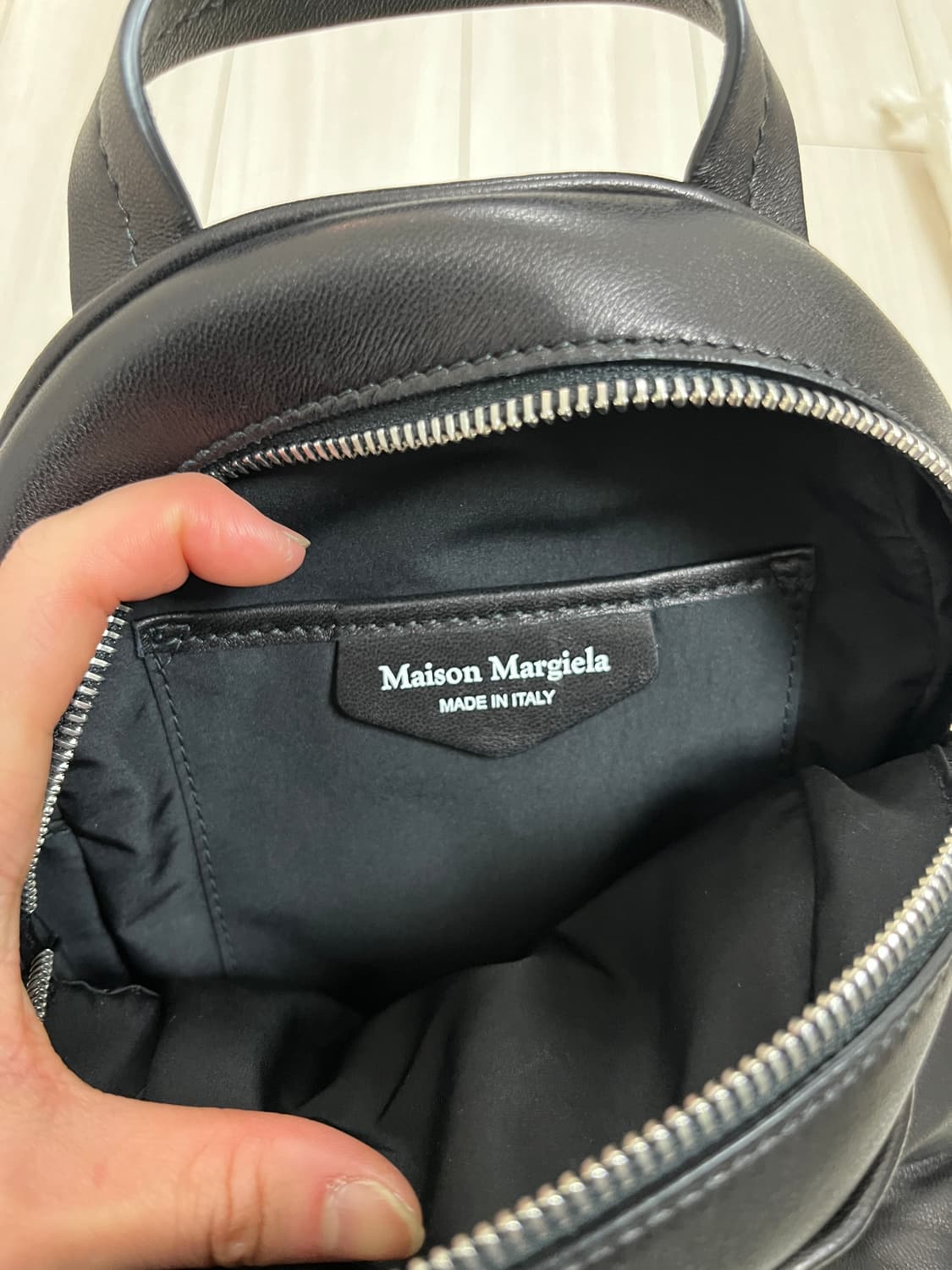 메종마르지엘라글램슬램백팩블랙 상품이미지7