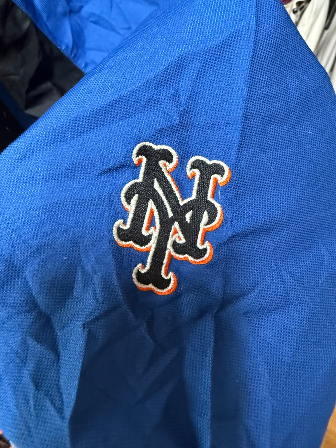 [M] 마제스틱 어센틱 MLB 뉴욕 메츠 풀오버 자켓 상품이미지3