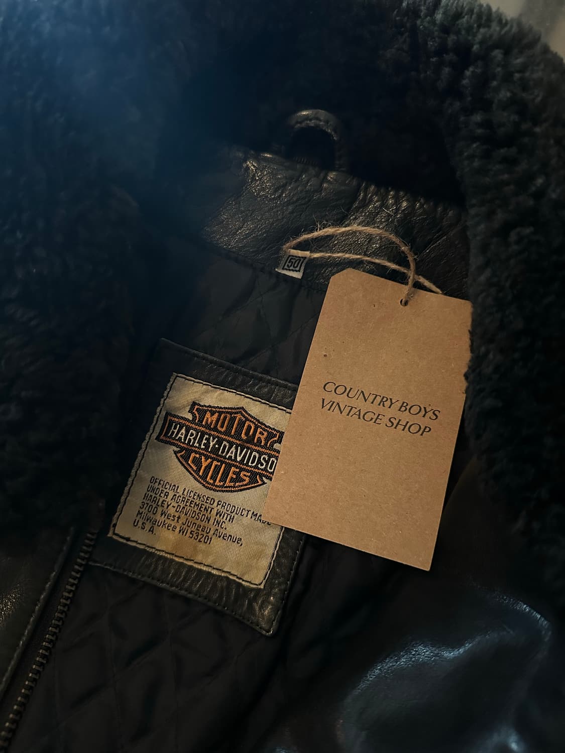 Vintage Harley Davidson Leather Jacket 상품이미지9