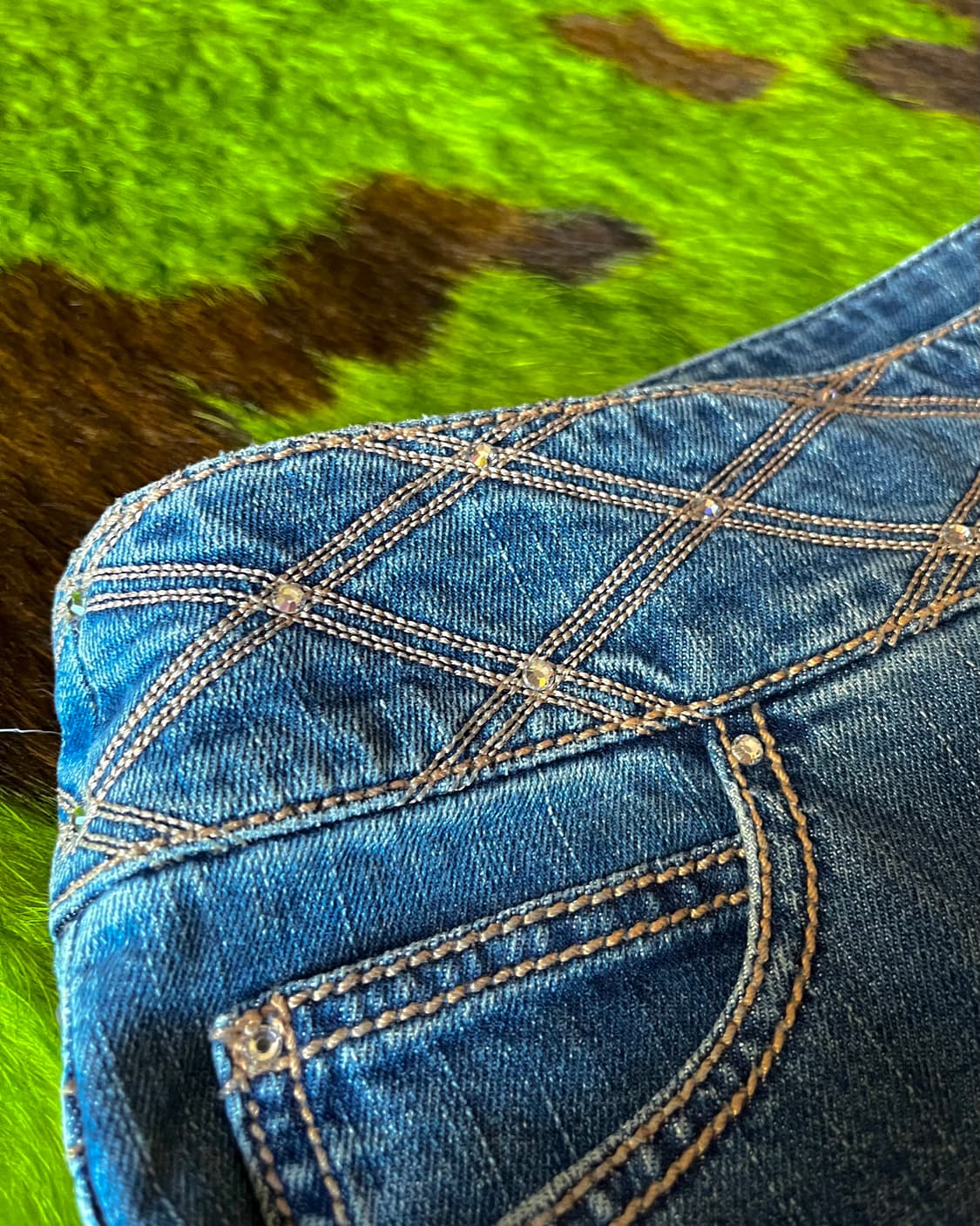 Old ESCADA Archive Boot-Cut Cubic Jeans 상품이미지5