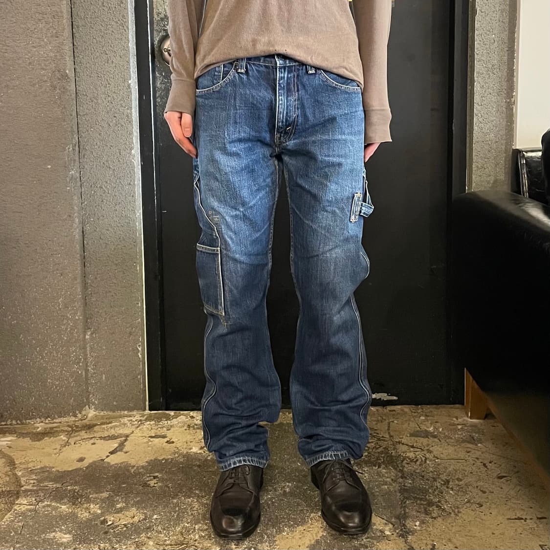 준야와타나베 카펜터 데님 팬츠 상품이미지2