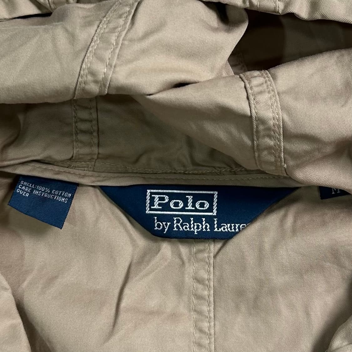 폴로 랄프로렌 베이지 코튼 후드 자켓 상품이미지7