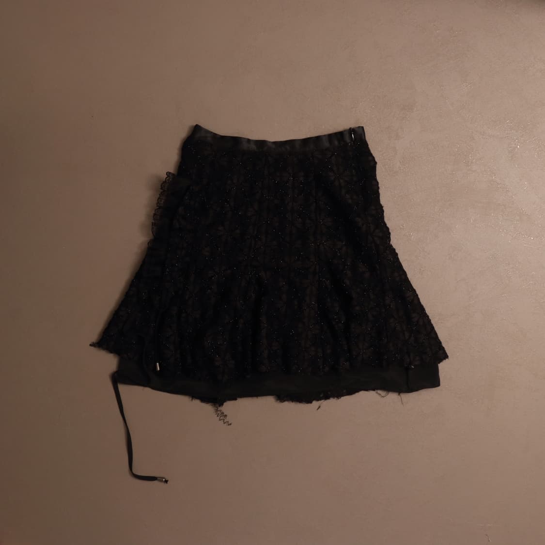 일본빈티지 그물 망사 글리터 스커트 페어리 A864 상품이미지1