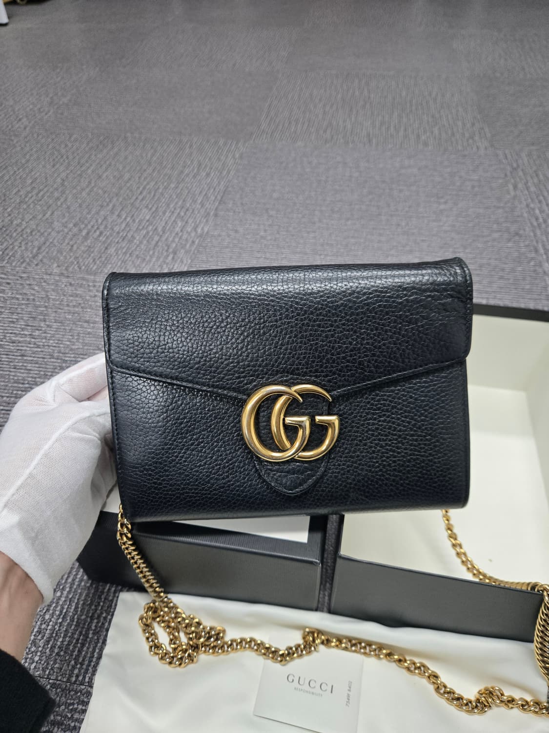 [특가][정품] 구찌 마몬트 크로스백 상품이미지1