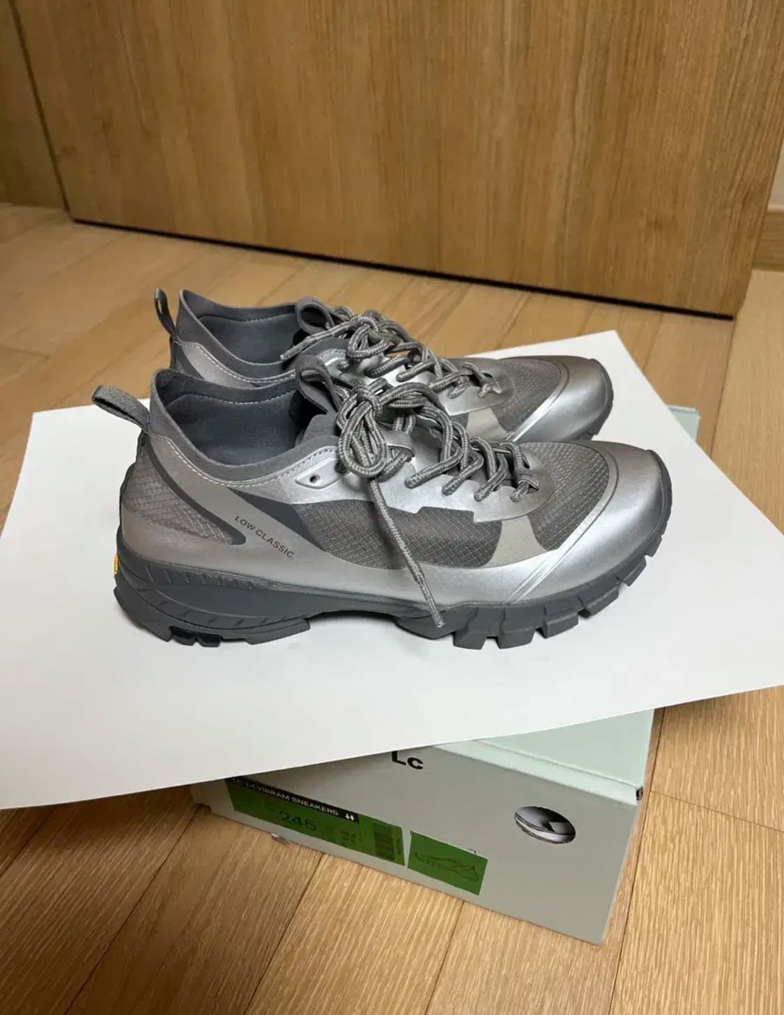 로우클래식 LC T-1 VIBRAM SNEAKERS SILVER 245 상품이미지3