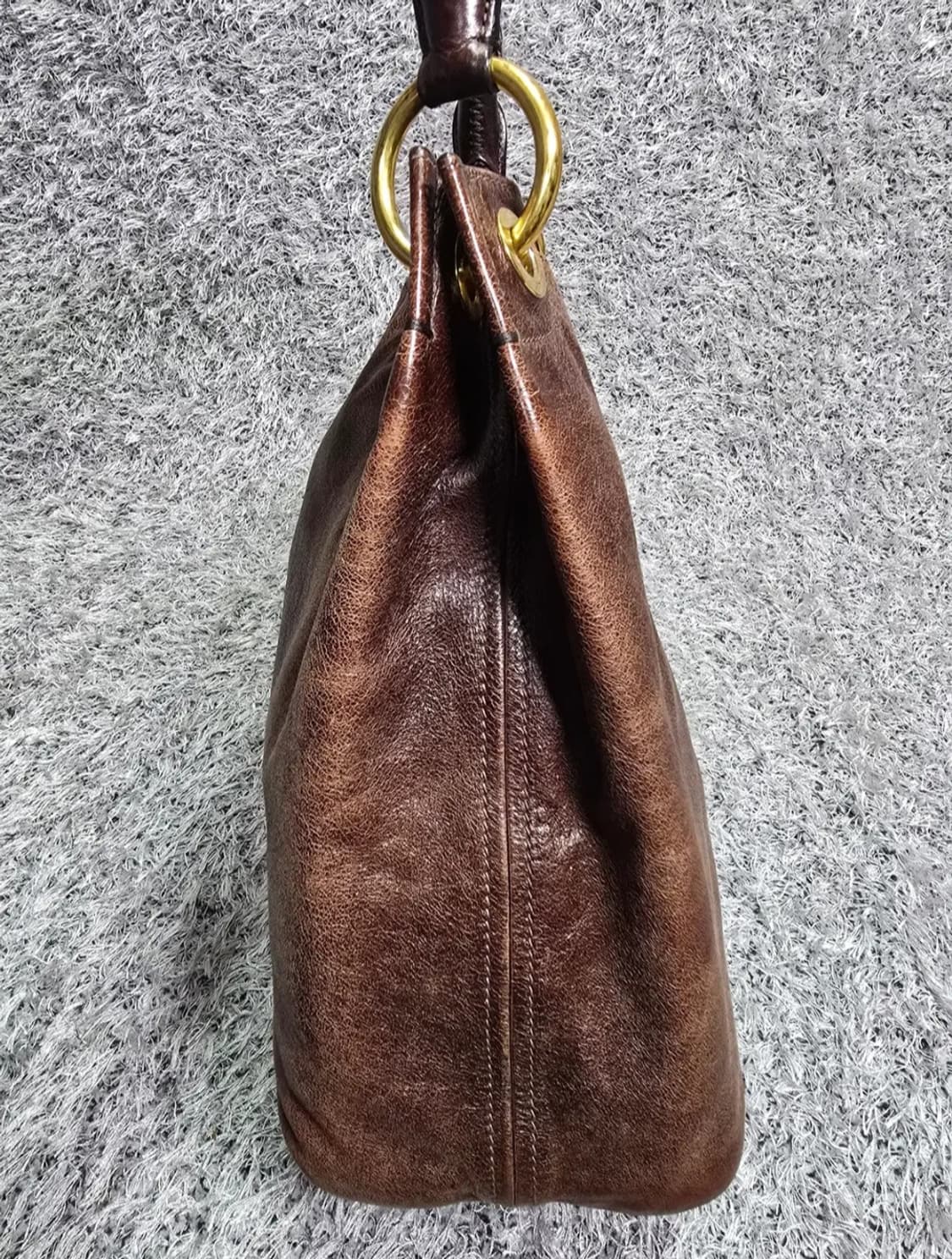 프라다 빈티지 브라운 호보 숄더백 상품이미지3