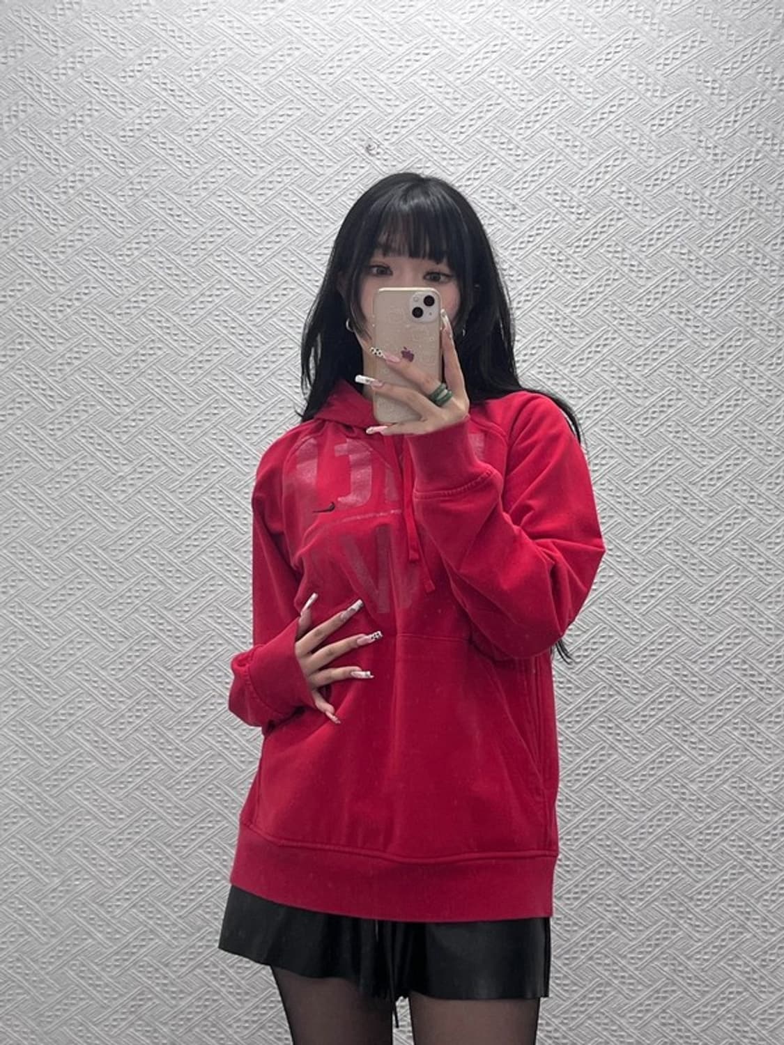 나이키 올드스쿨 레트로 스트릿 펑크 프린팅 후드티 L C11505 상품이미지2