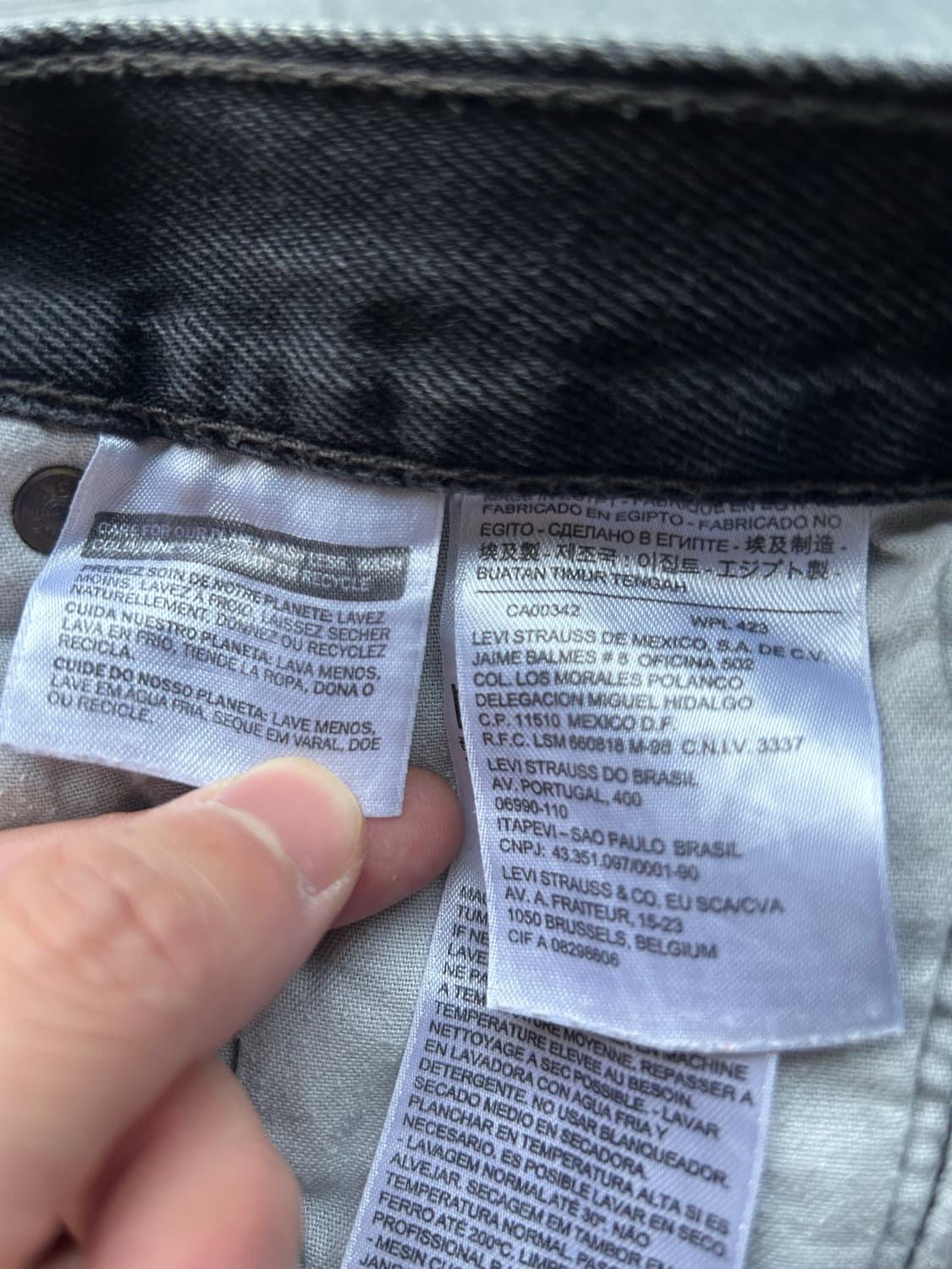 리바이스501 블랙진 32in 상품이미지7