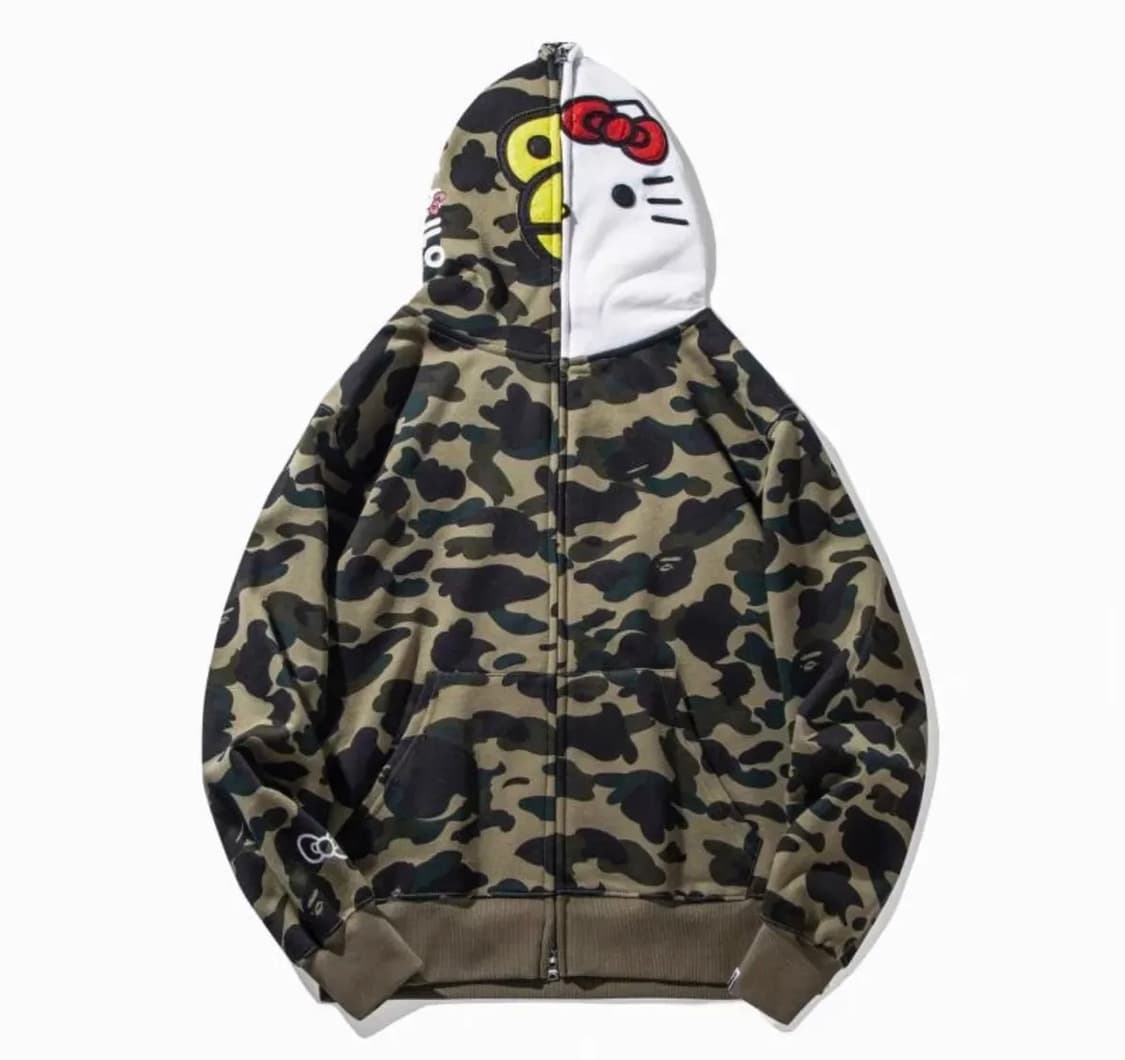 베이프 반 헬로키티 녹계 xl 새상품 상품이미지1