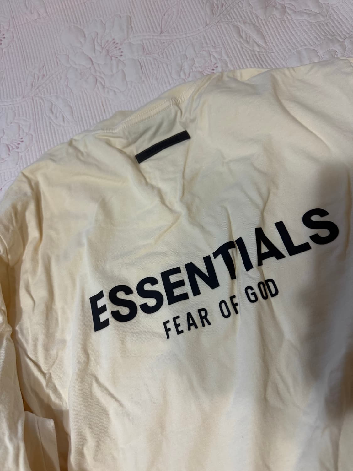 에센셜(Essentials) 긴팔 티셔츠 백로고 s사이즈 상품이미지1