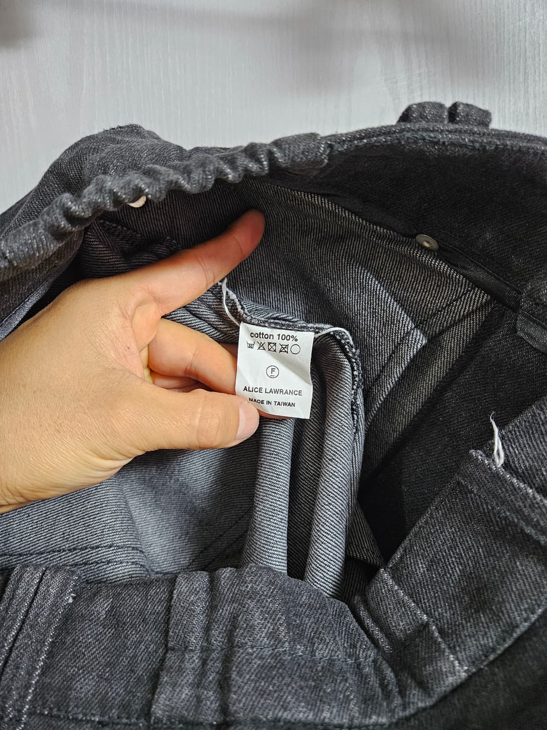 앨리스 로렌스 Alice Lawrance 하이브리드 블랙 데님 팬츠 상품이미지8