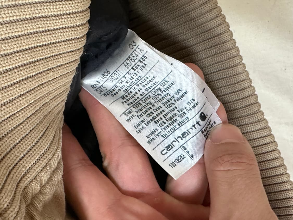 칼하트 샌드스톤 덕 액티브 누빔 자켓 새상품급 상품이미지5