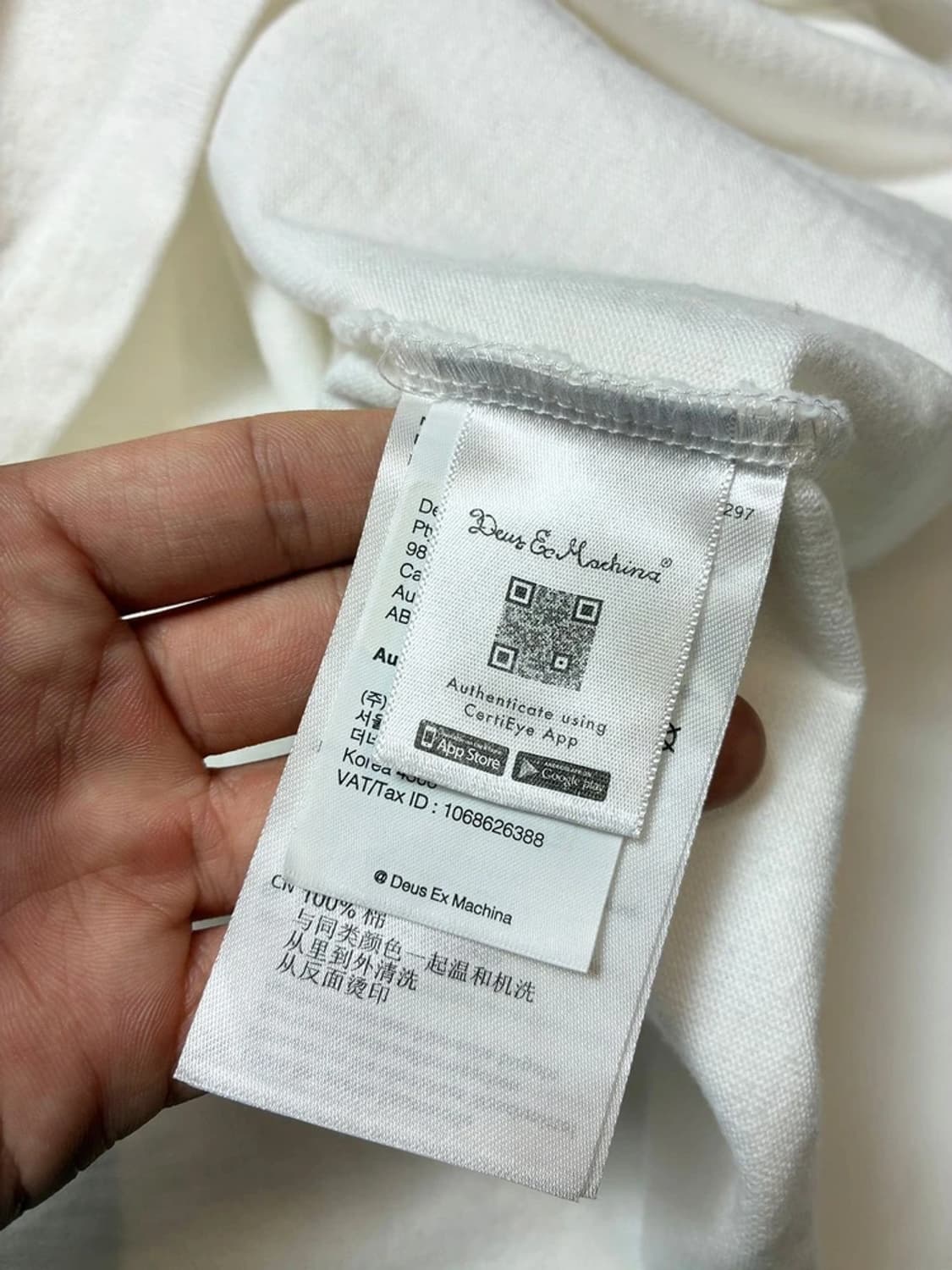 데우스 엑스 마키나 패러다임 코튼 반팔 티셔츠 PN9613 상품이미지8