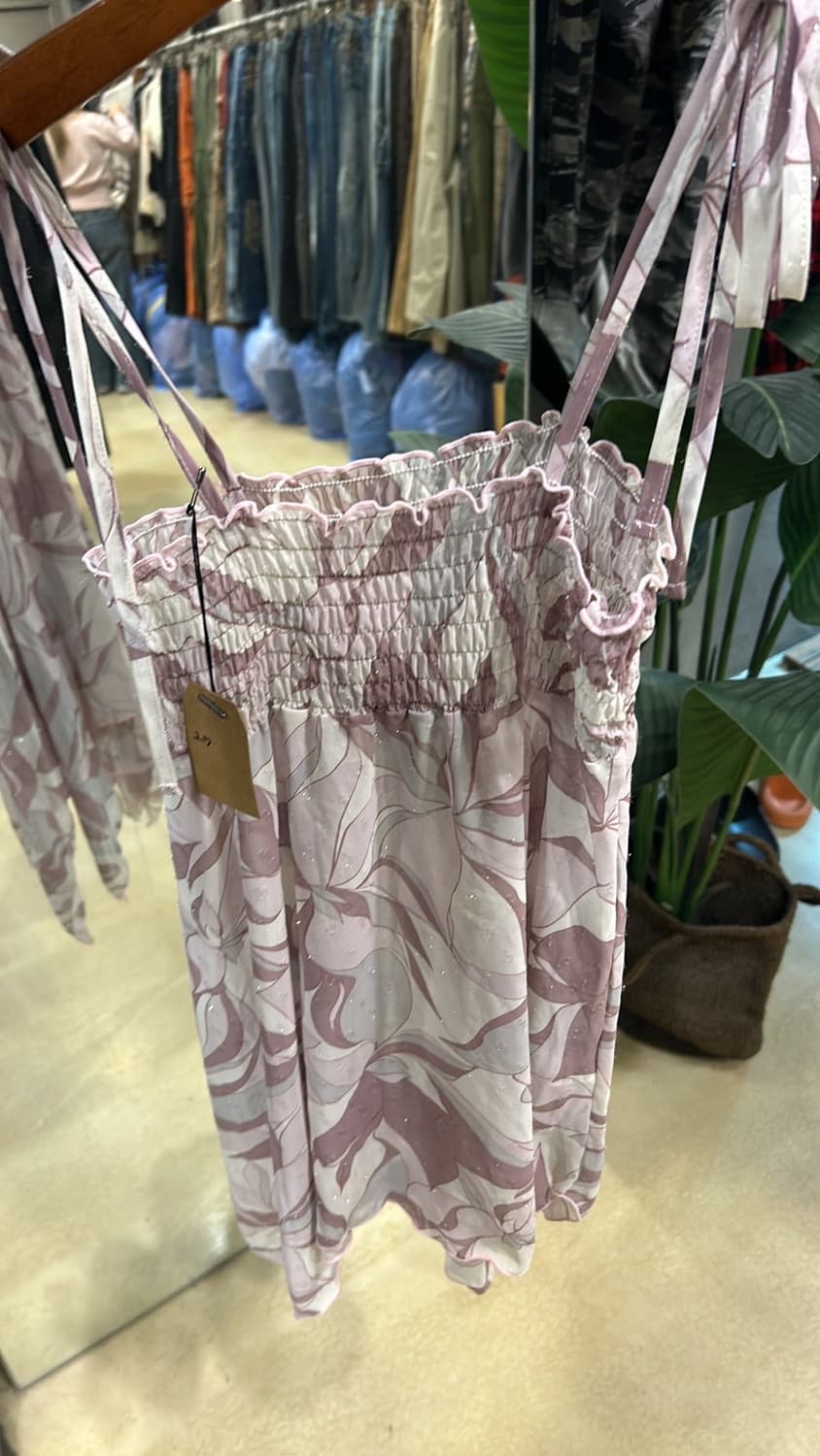 빈티지 갸루 레이어드 시스루 슬립 상품이미지1