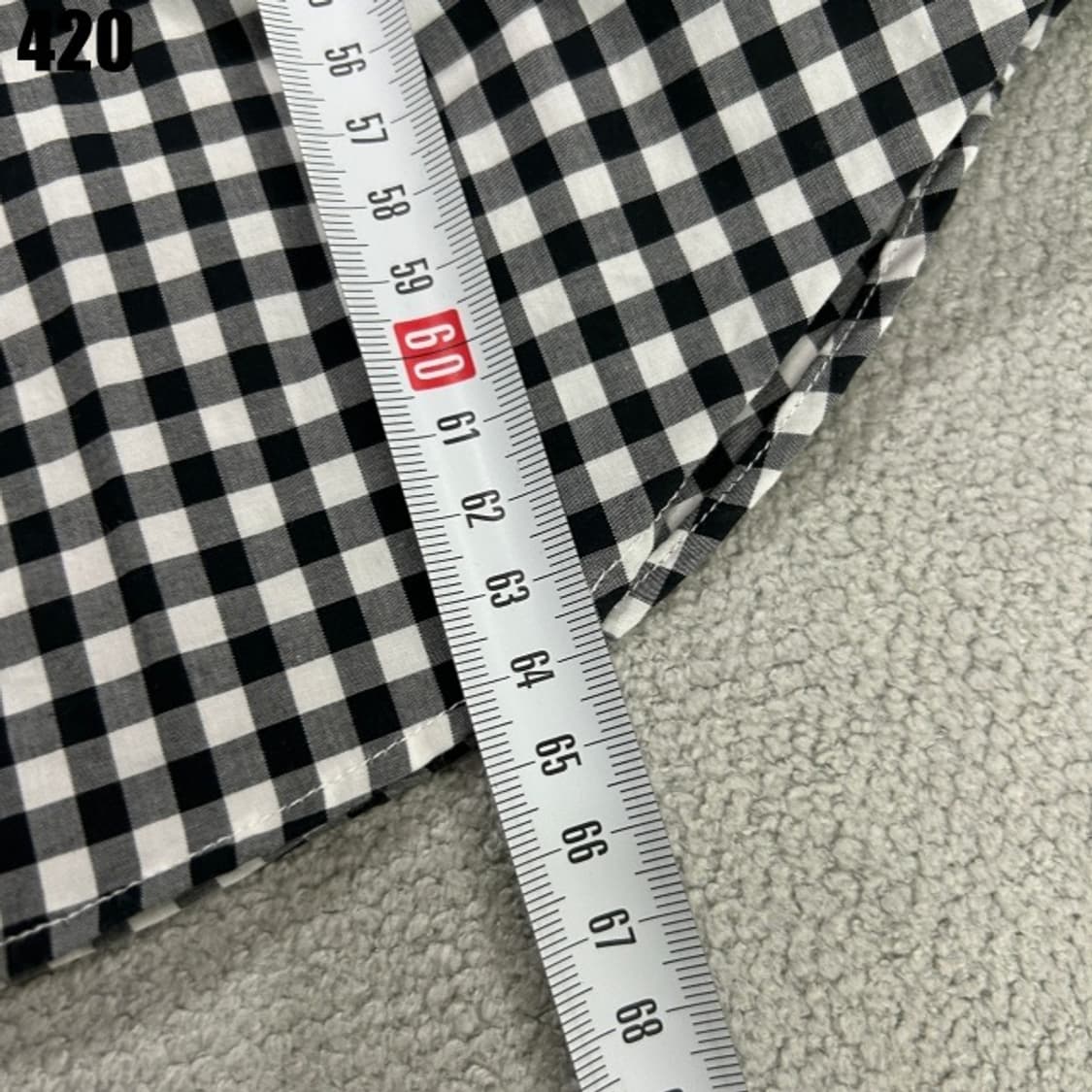 폴로 랄프로렌 블랙 화이트 체크셔츠  상품이미지5