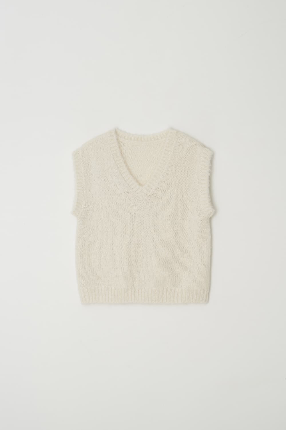 윤슬 알파카 베스트 아이보리 alpaca vest 상품이미지7