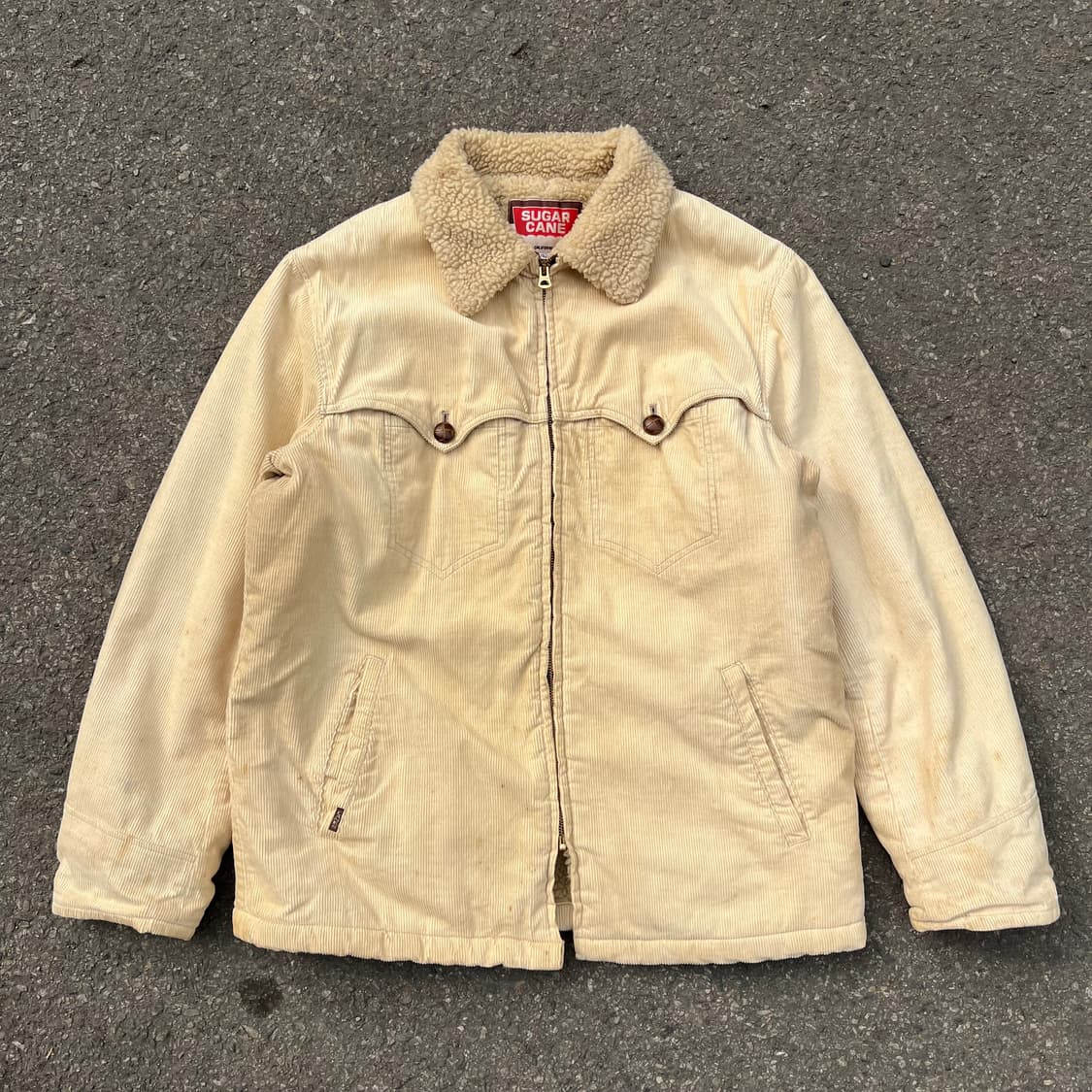 슈가케인 코듀로이 란치웨어 쉐르파 자켓 상품이미지1