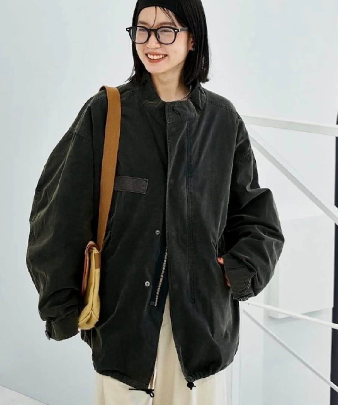 프릭스스토어 s/s m-65 숏 야상 페이디드 블랙 상품이미지1