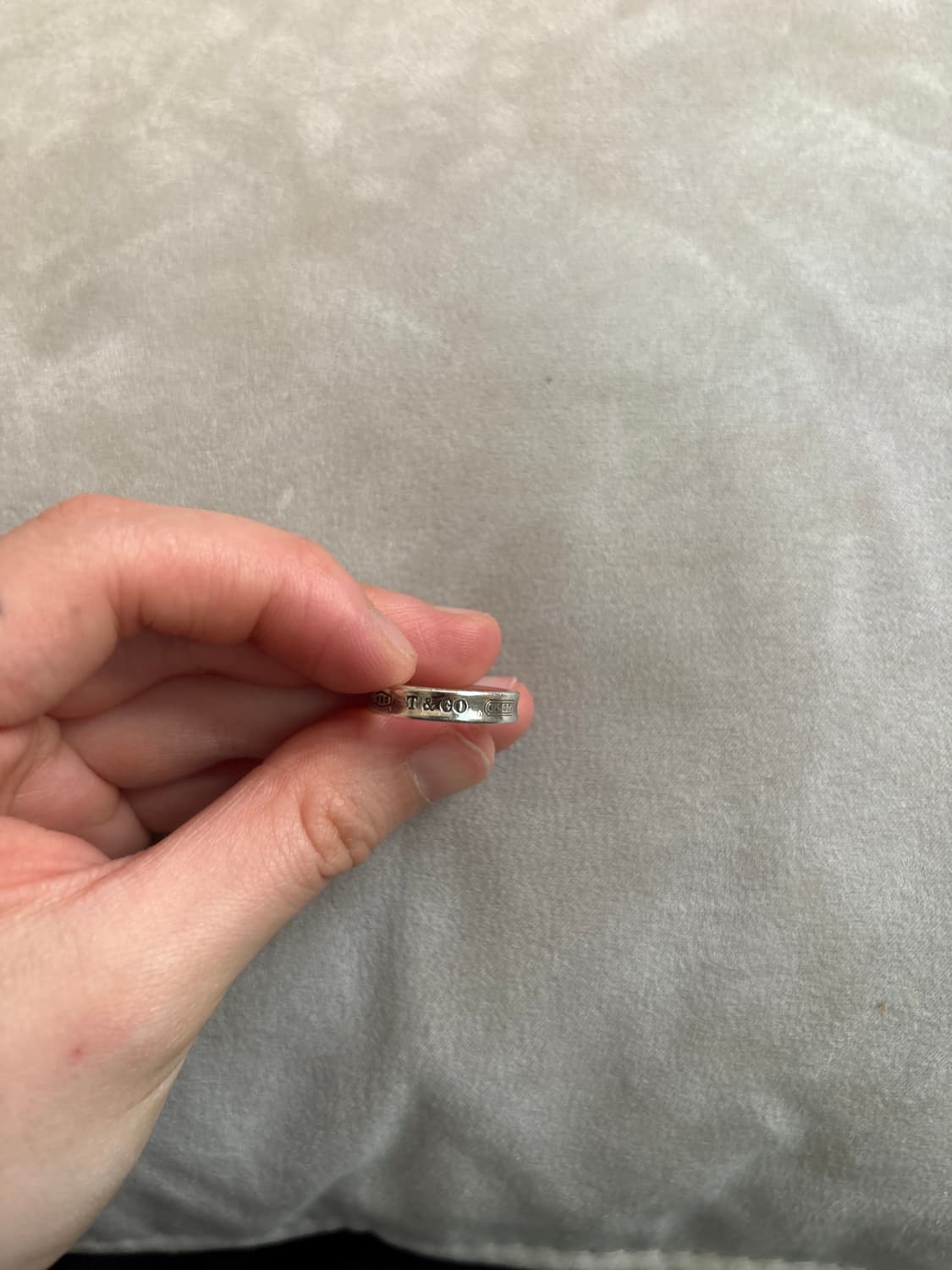 티파니 앤 코 1837 링 네로우 실버 상품이미지4