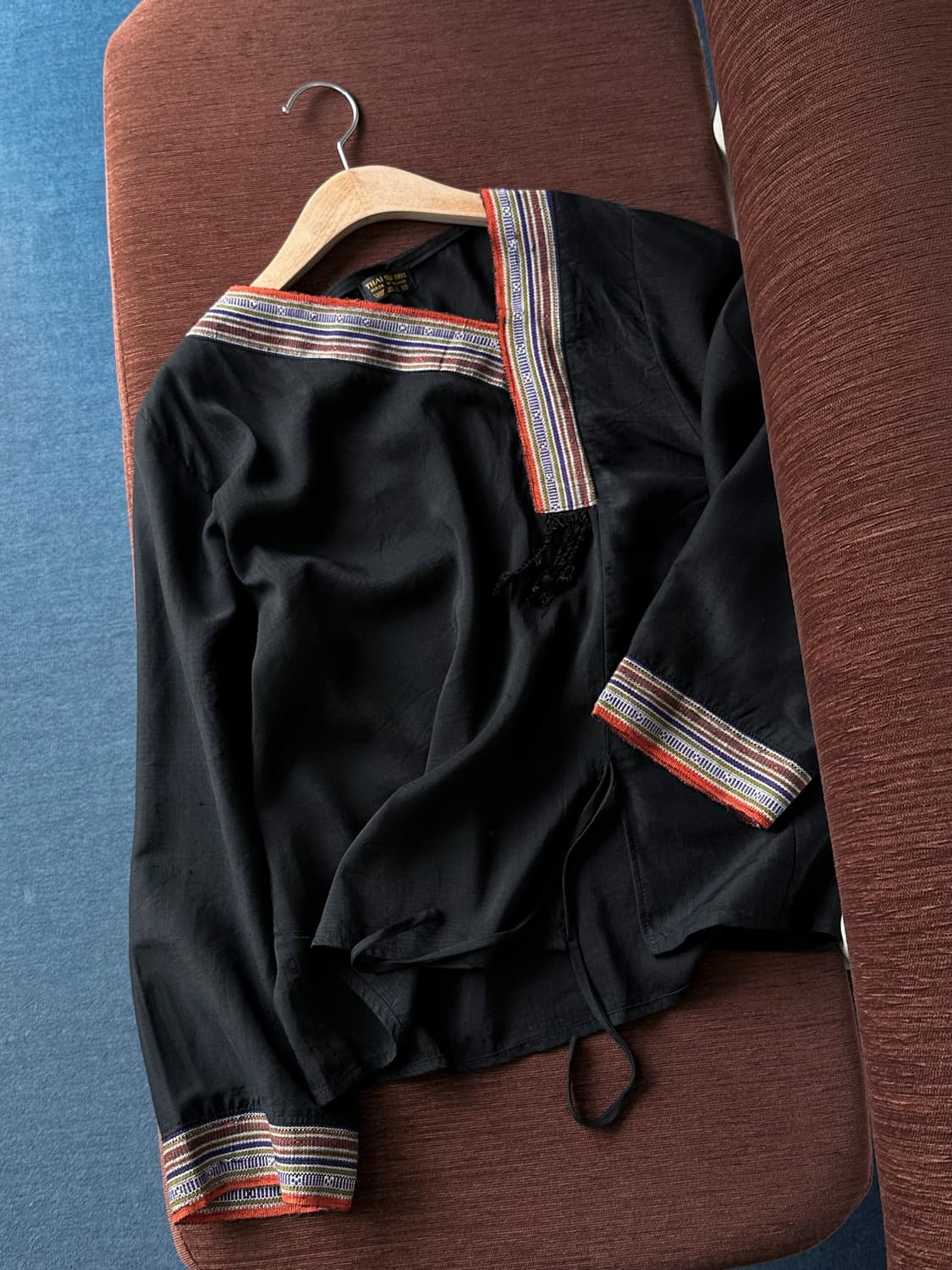 100% Silk fabric design collar P/O 상품이미지1