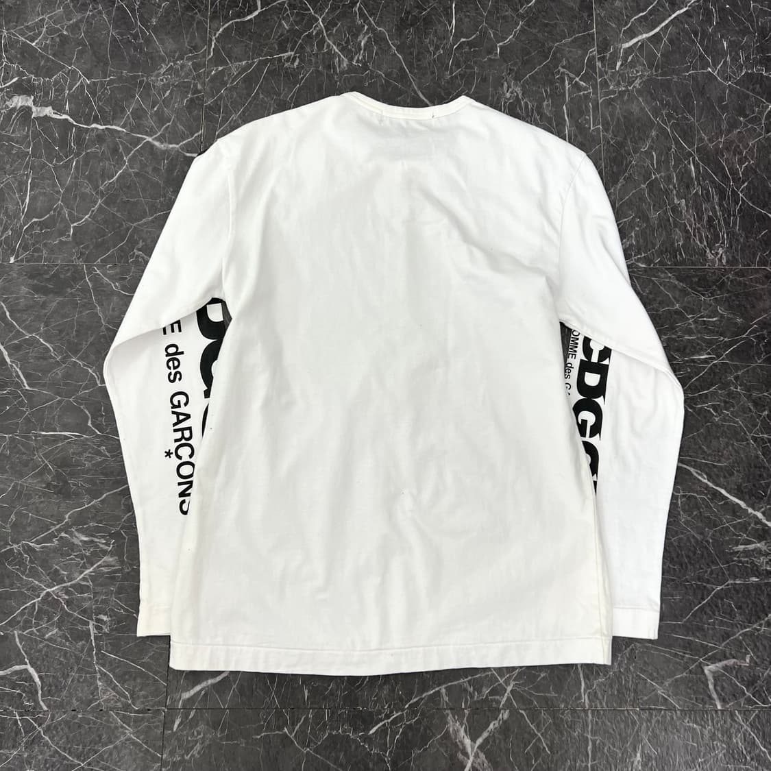 꼼데가르송 CDG 롱슬리브 화이트 상품이미지2