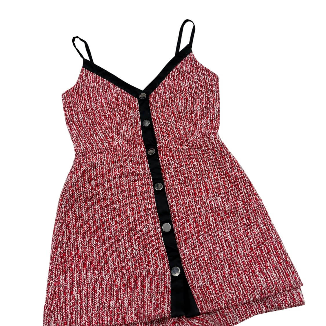 마쥬 블랙핑크 지수 트위드 점프수트 드레스 원피스 1 상품이미지2