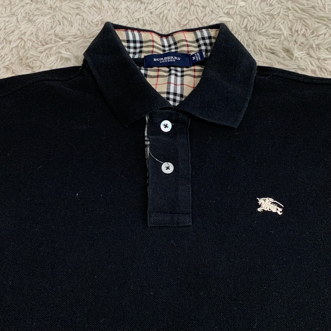 버버리 긴팔 카라티 (여M) 상품이미지2