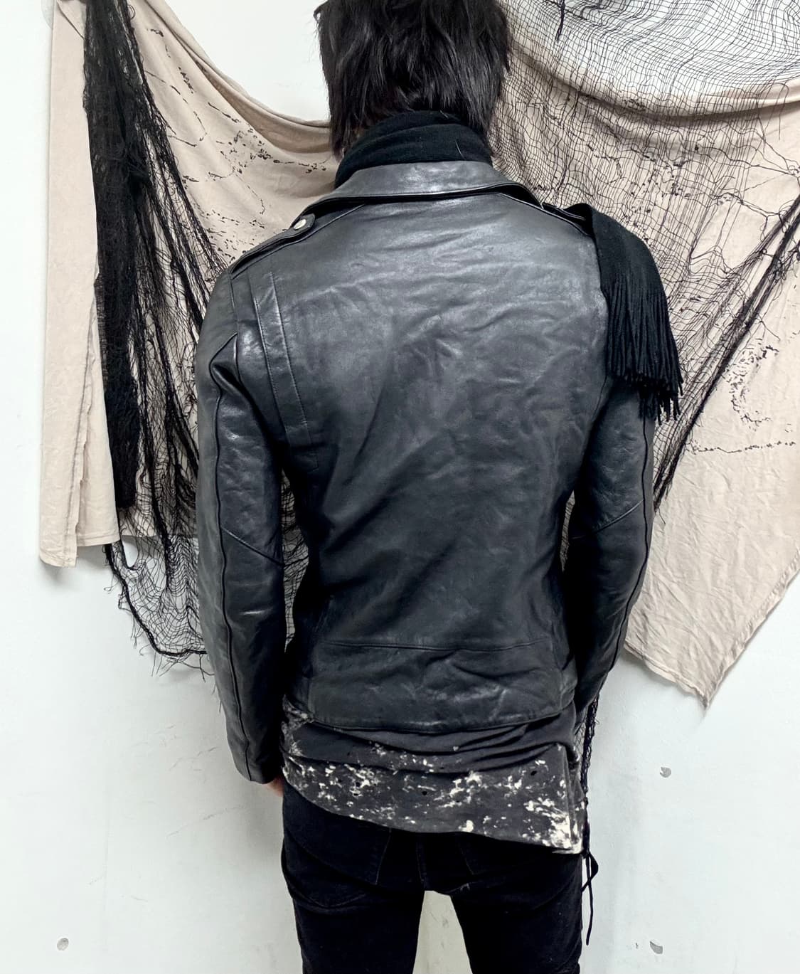 [DUDE LINE]LambSkin 2Zipper 2-Way Leathe 상품이미지10