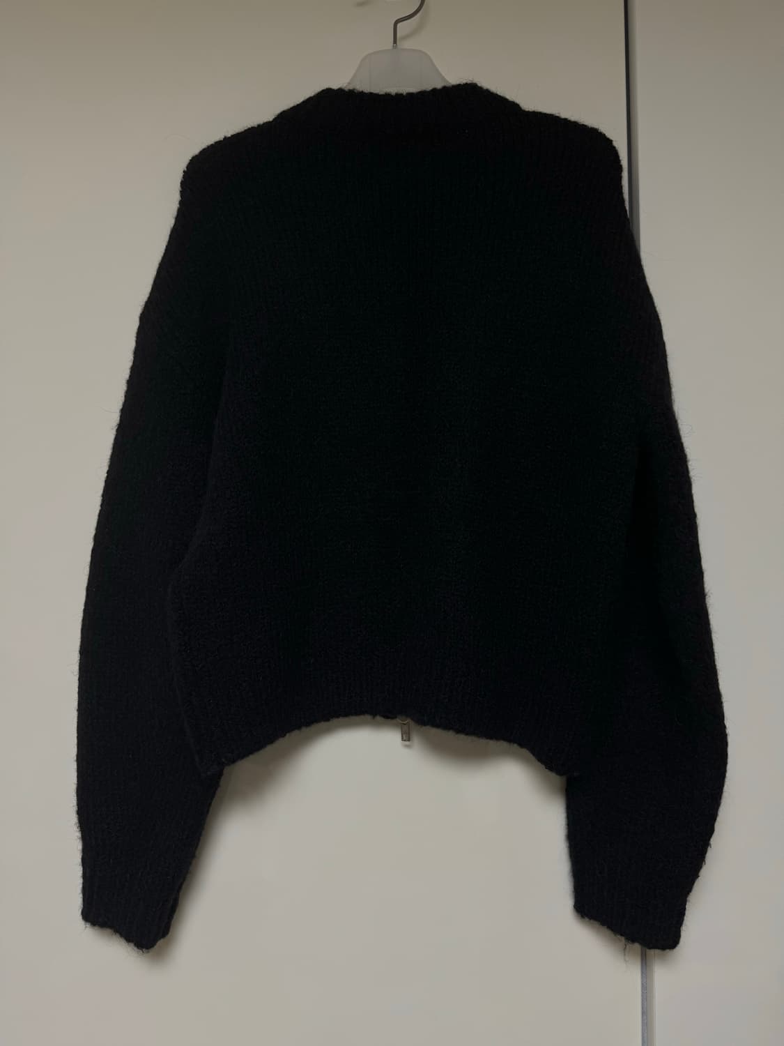 로우클래식 알파카 집업 가디건  상품이미지5