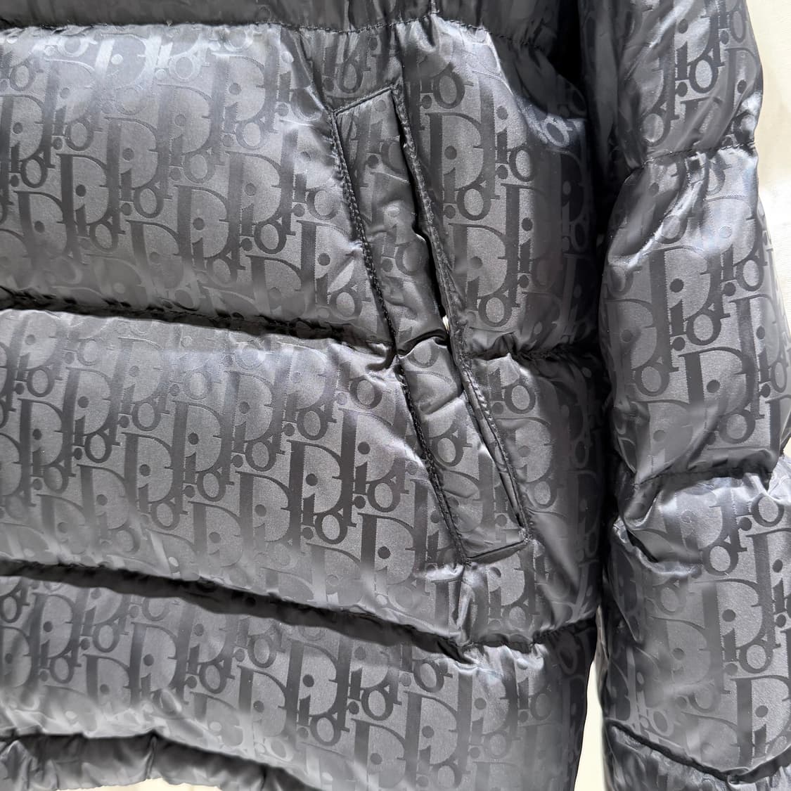 (A+/48) / 디올 오블리크 블랙 패딩 상품이미지4