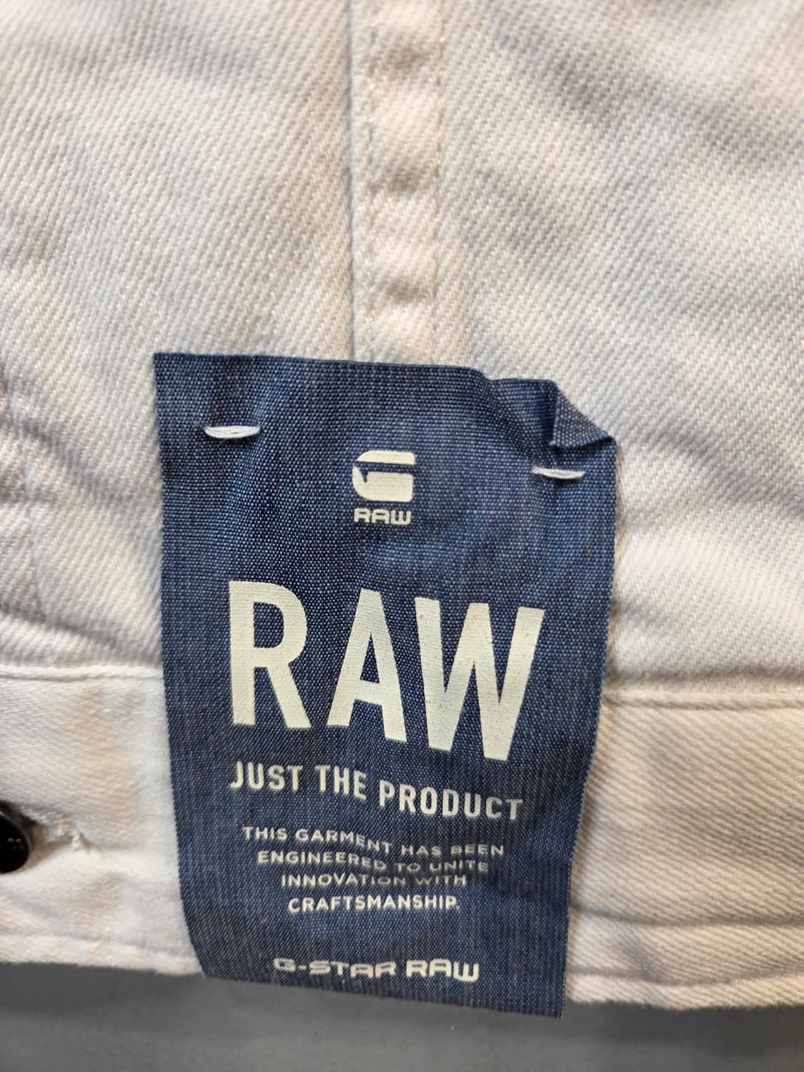 G-Star RAW 화이트 데님 자켓(S)남여공용 상품이미지3