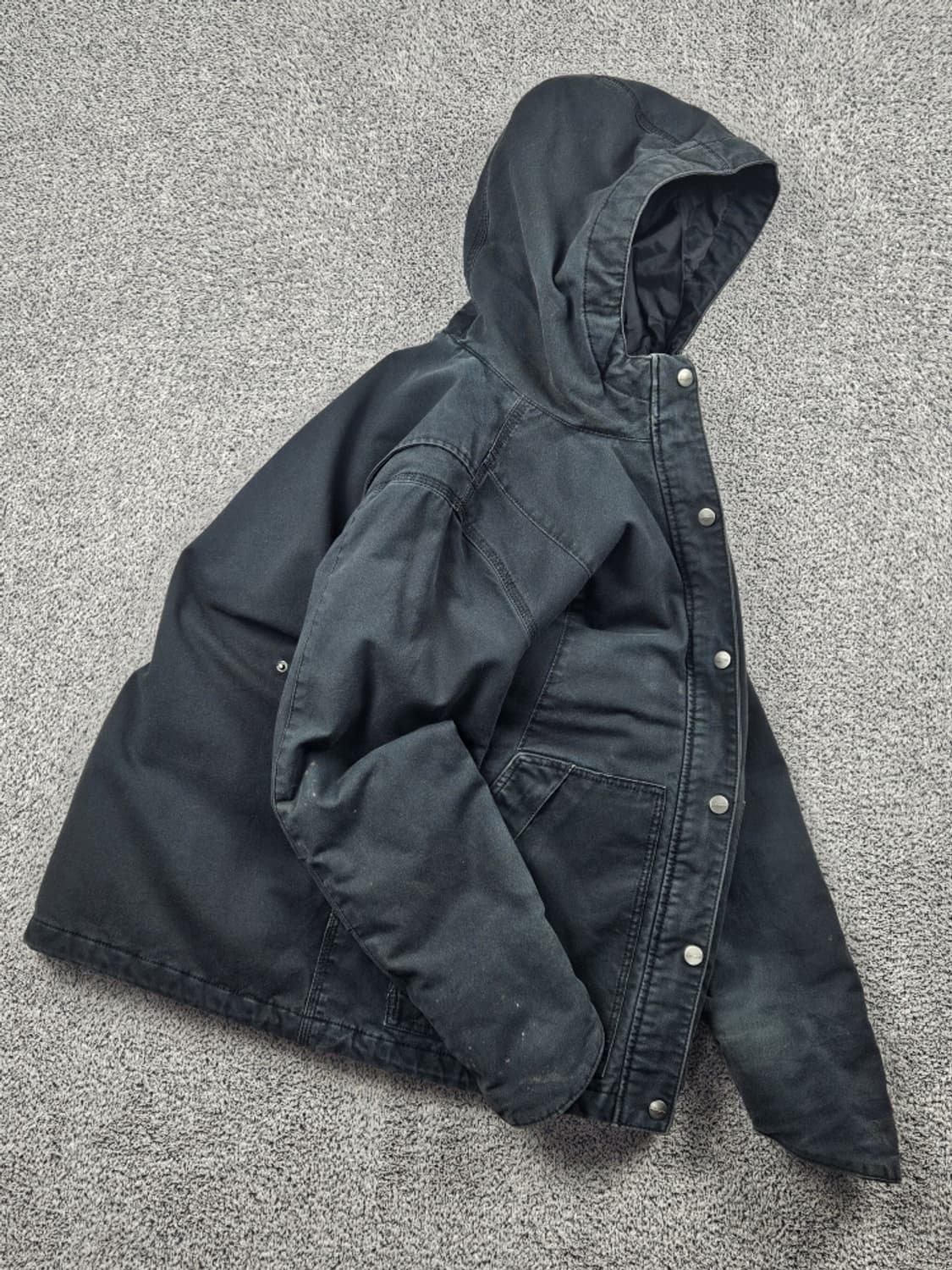 칼하트 퀵덕 풀스윙 캔버스 후드 워크 자켓 ( L ) / 10367 상품이미지4