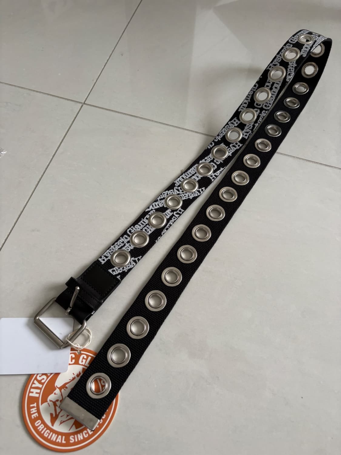 logo eyelet belt 벨트 상품이미지6