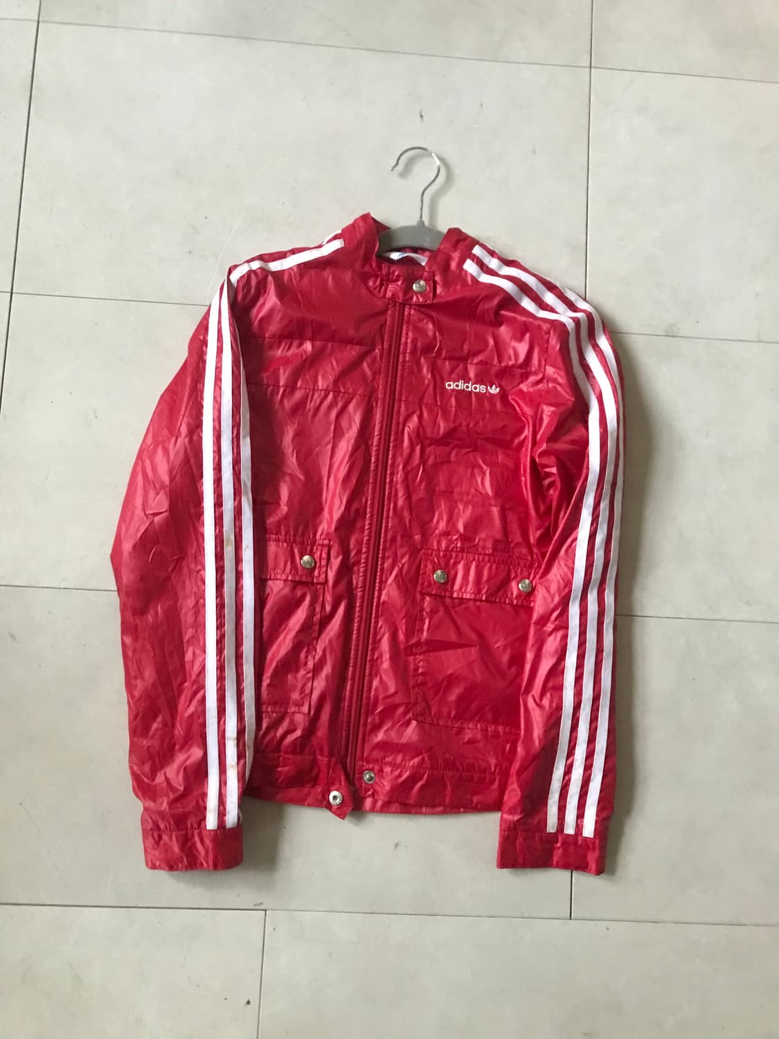 아디다스 레드 바이커자켓 상품이미지7