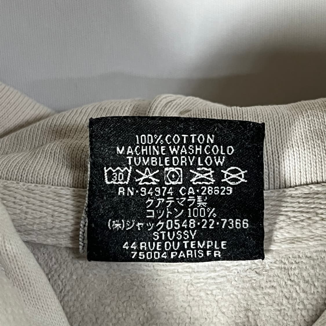 [STUSSY] 스투시 다이스 백프린팅 후드티 상품이미지8