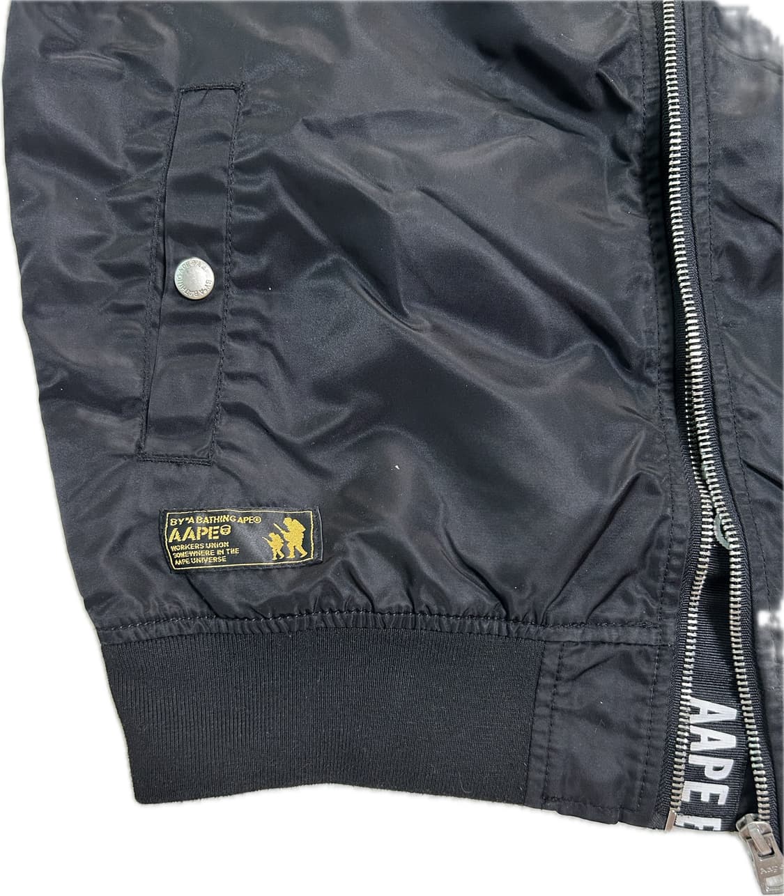 00s 베이프 에이프 ma-1 봄버 자켓 상품이미지3