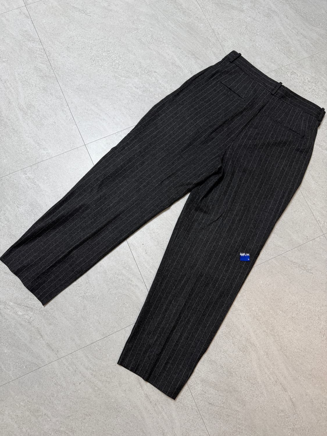 자라 아더에러 스트라이프 트라우저 그레이 M 상품이미지4