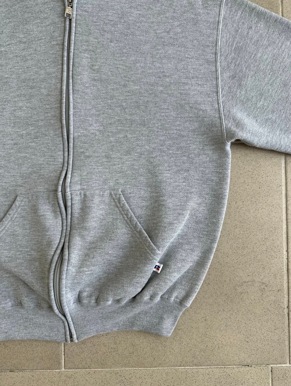 90s 러셀 후드집업 그레이 상품이미지5