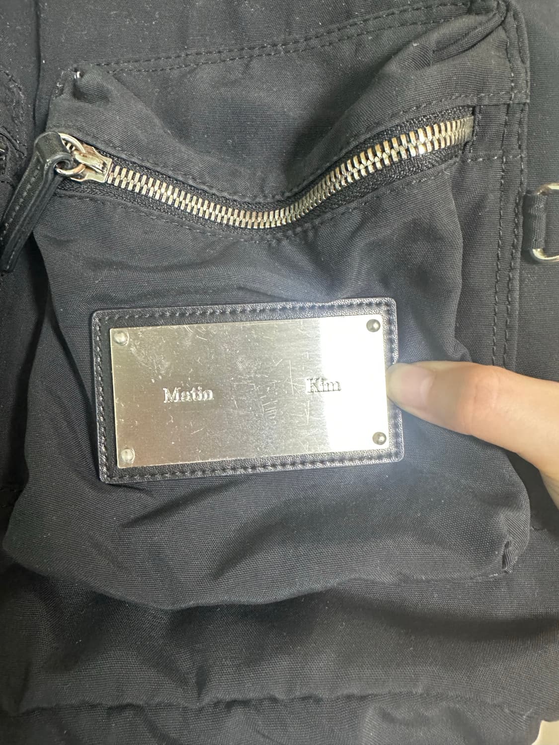 마뗑킴 카고 올 데이 백팩 블랙 상품이미지3