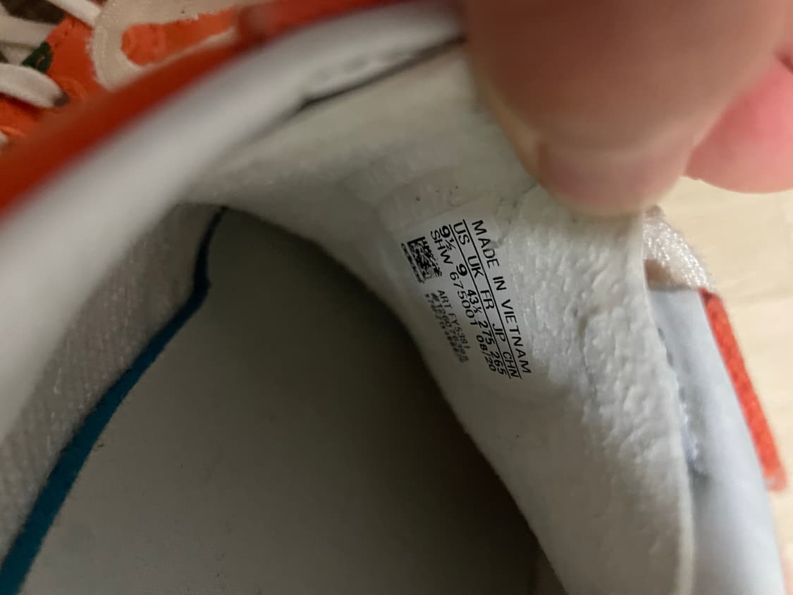 Adidas x Noah Gazelle OG Orange Camo 상품이미지5