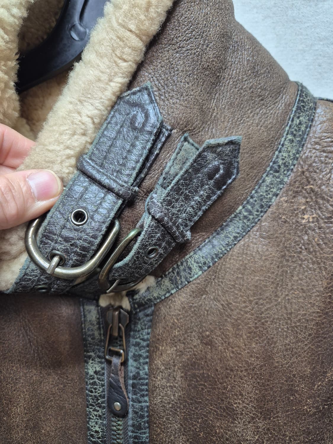 B-3 양가죽 쉽스킨 무스탕 상품이미지2