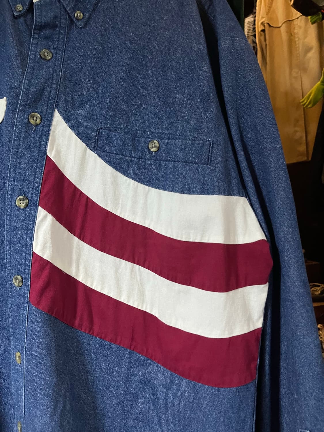 🇺🇸 Wrangler Patriotic Western Denim 셔츠 상품이미지5
